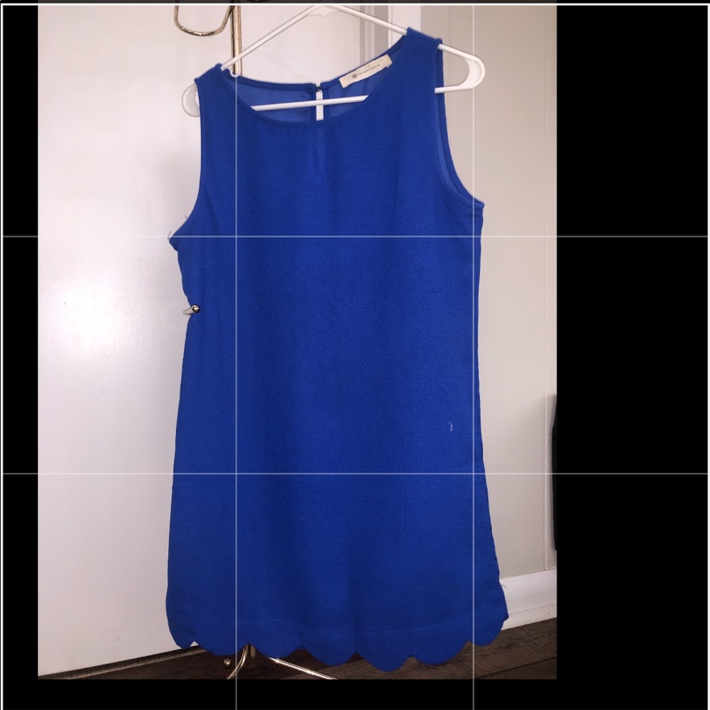IMPECCABLE PIG scalloped dress